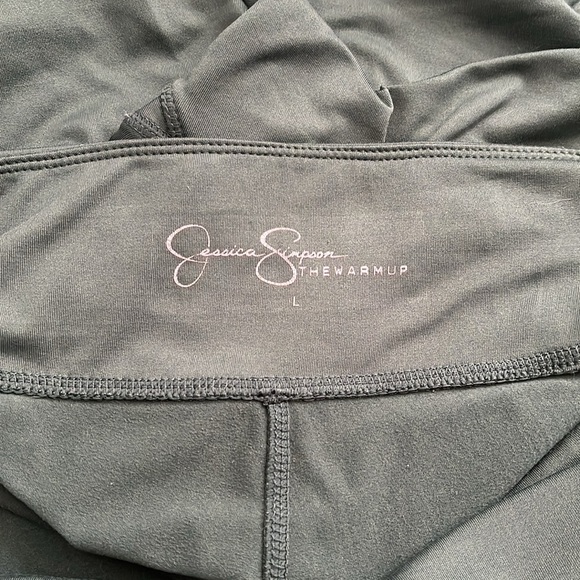 JESSICA SIMPSON Workout Athleisure Yoga Tights Legging Mesh Full Length, Size L - Picture 9 of 11